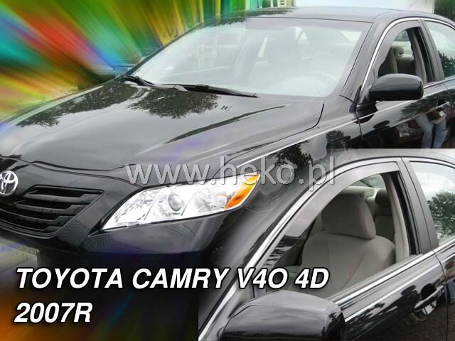 Deflektory TOYOTA CAMRY XV 40 4D 2007-2011 Deflektory TOYOTA CAMRY XV 40 4D 2007-2011