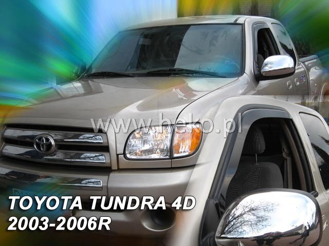 Deflektory TOYOTA TUNDRA STEP SIDE (USA) 4d 2003-2006r. Deflektory TOYOTA TUNDRA STEP SIDE (USA) 4d 2003-2006r.
