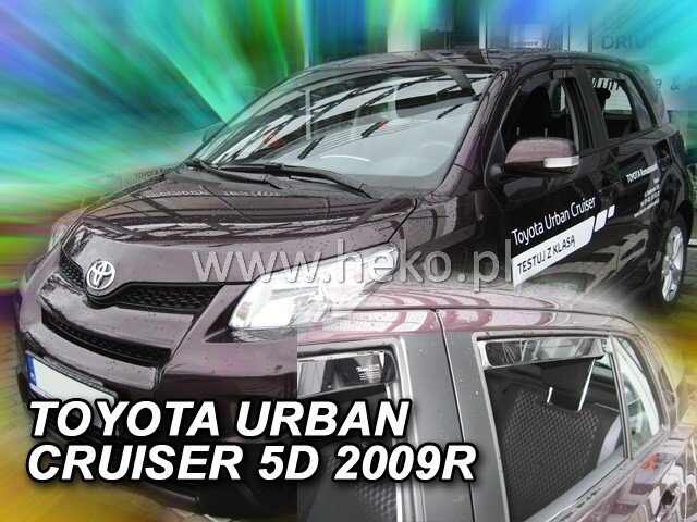 Deflektory TOYOTA URBAN CRUISER XP11 5D 2009R. a vyššie(+zadné) Deflektory TOYOTA URBAN CRUISER XP11 5D 2009R. a vyššie(+zadné)