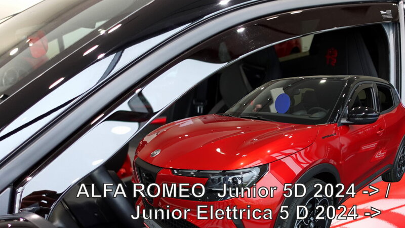 Deflektory ALFA ROMEO Junior 5d 2024-> predné Deflektory ALFA ROMEO Junior 5d 2024-> predné