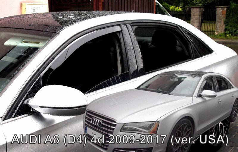 Deflektory Audi A8 (D4) 4D 2009-2017 Deflektory Audi A8 (D4) 4D 2009-2017