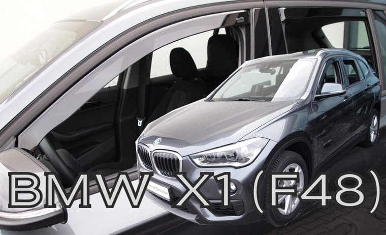 Deflektory BMW X1 F48 2015 -> (predné+zadné) Deflektory BMW X1 F48 2015 -> (predné+zadné)