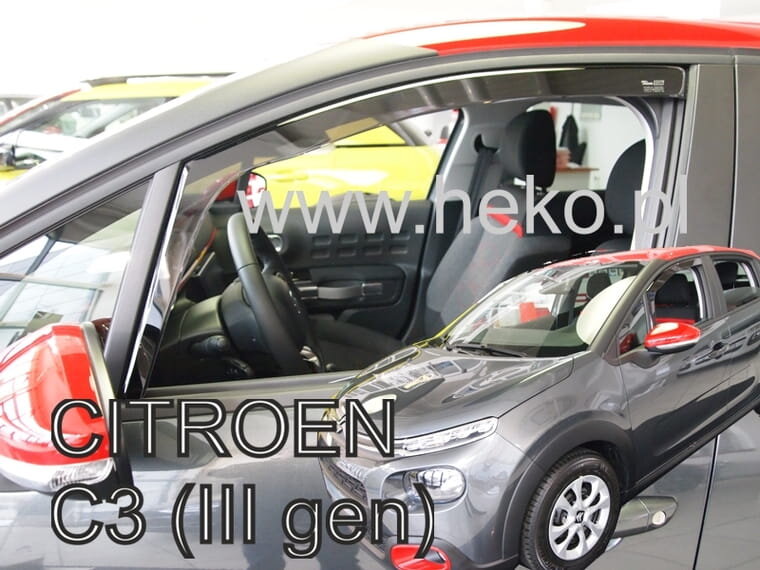 Deflektory CITROEN C3 III od 2016 do 2024 Deflektory CITROEN C3 III od 2016 do 2024