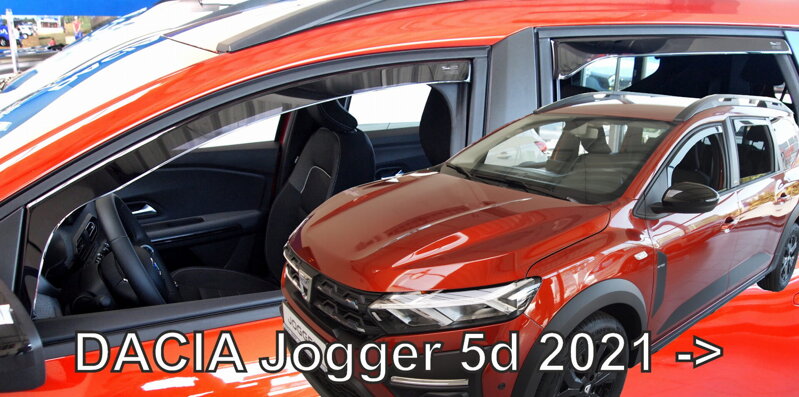 Deflektory Dacia Jogger 5D 2021 a vyššie (+ zadné) Deflektory Dacia Jogger 5D 2021 a vyššie (+ zadné)