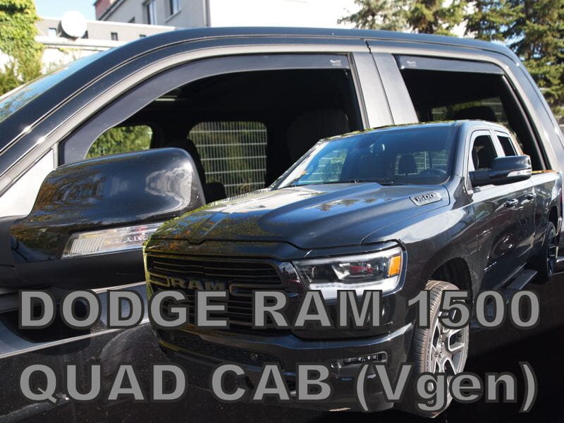 Deflektory DODGE RAM quad cab 2019 -> (perdné + zadné) Deflektory DODGE RAM quad cab 2019 -> (perdné + zadné)