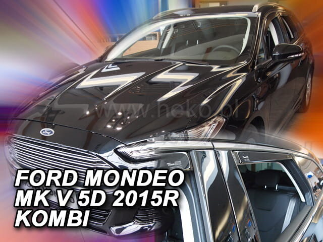 Deflektory FORD MONDEO combi od 2015 a vyššie + zadné deflektory Deflektory FORD MONDEO combi od 2015 a vyššie + zadné deflektory