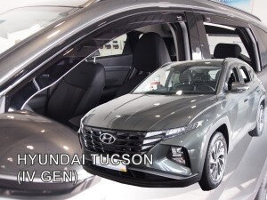 Deflektory HYUNDAI TUCSON IV od 2020 + zadné deflektory Deflektory HYUNDAI TUCSON IV od 2020 + zadné deflektory