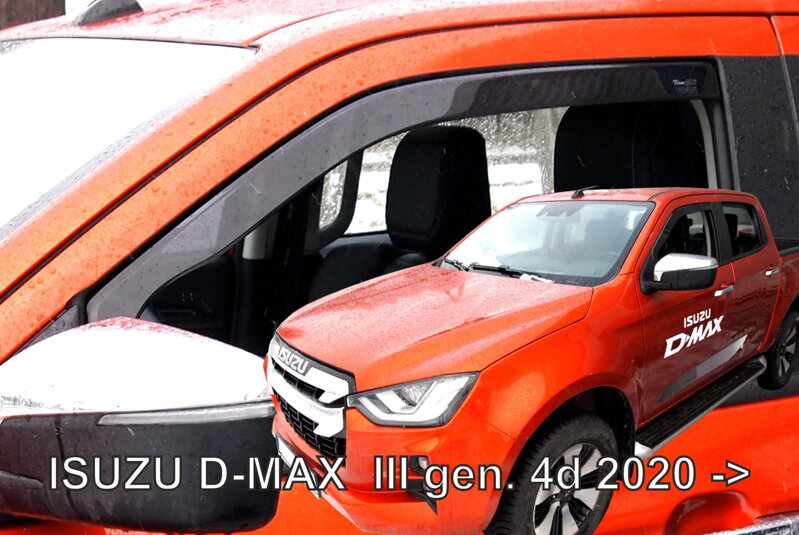 Deflektory ISUZU D-MAX III 2/4D 2020- Deflektory ISUZU D-MAX III 2/4D 2020-