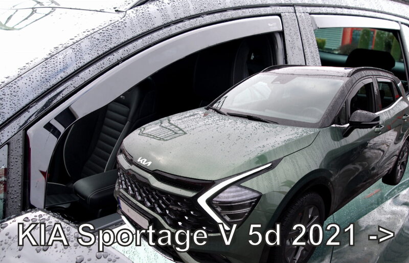 Deflektory KIA SPORTAGE V od 2021 + zadné deflektory Deflektory KIA SPORTAGE V od 2021 + zadné deflektory