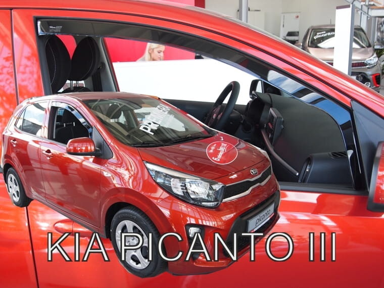 Deflektory KIA PICANTO III od 2017 Deflektory KIA PICANTO III od 2017