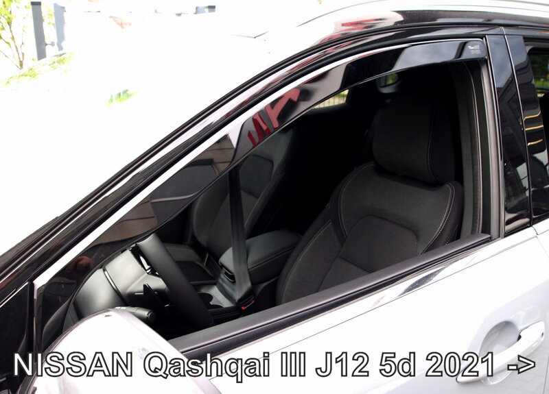 Deflektory Nissan Qashqai III J12 5D 2021 Deflektory Nissan Qashqai III J12 5D 2021