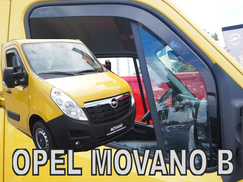 Deflektory Opel Movano B 2 dverový 2010-2022 Deflektory Opel Movano B 2 dverový 2010-2022