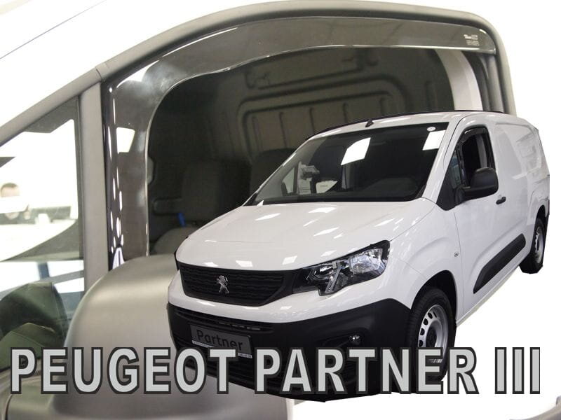 Deflektory PEUGEOT PARTNER III od 2018 Deflektory PEUGEOT PARTNER III od 2018