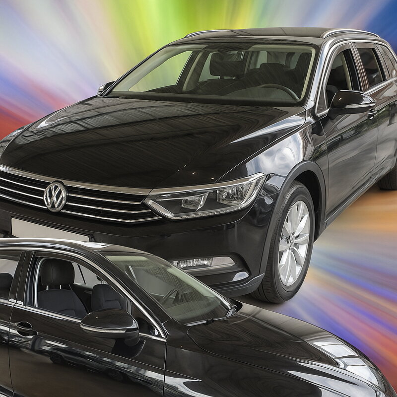 Deflektory VW PASSAT B8 VARIANT od 2014 + zadné deflektory Deflektory VW PASSAT B8 VARIANT od 2014 + zadné deflektory