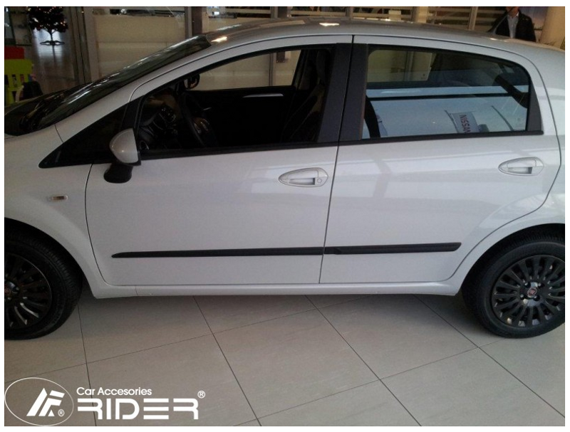 Ochranné lišty dverí Fiat Punto 5D 12R, MODEL F-17 Ochranné lišty dverí Fiat Punto 5D 12R, MODEL F-17