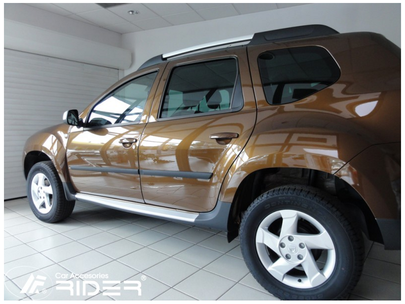 Ochranné lišty dverí Dacia Duster 11R a vyššie, MODEL F-3 Ochranné lišty dverí Dacia Duster 11R a vyššie, MODEL F-3