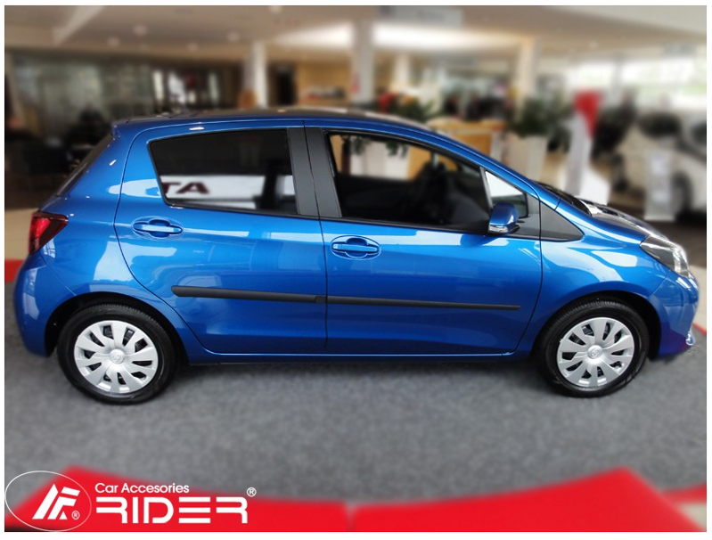 Ochranné lišty dverí Toyota Yaris 5D 15R, MODEL F-20 Ochranné lišty dverí Toyota Yaris 5D 15R, MODEL F-20