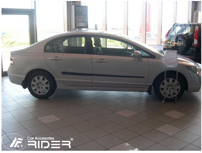 Ochranné lišty dverí Honda Civic 5D 06-11R sed, MODEL F-16/14 Ochranné lišty dverí Honda Civic 5D 06-11R sed, MODEL F-16/14