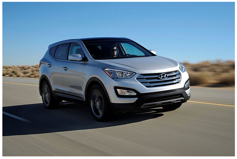 Ochranné lišty dverí Hyundai Santafe 12R a vyššie, MODEL F-45 Ochranné lišty dverí Hyundai Santafe 12R a vyššie, MODEL F-45