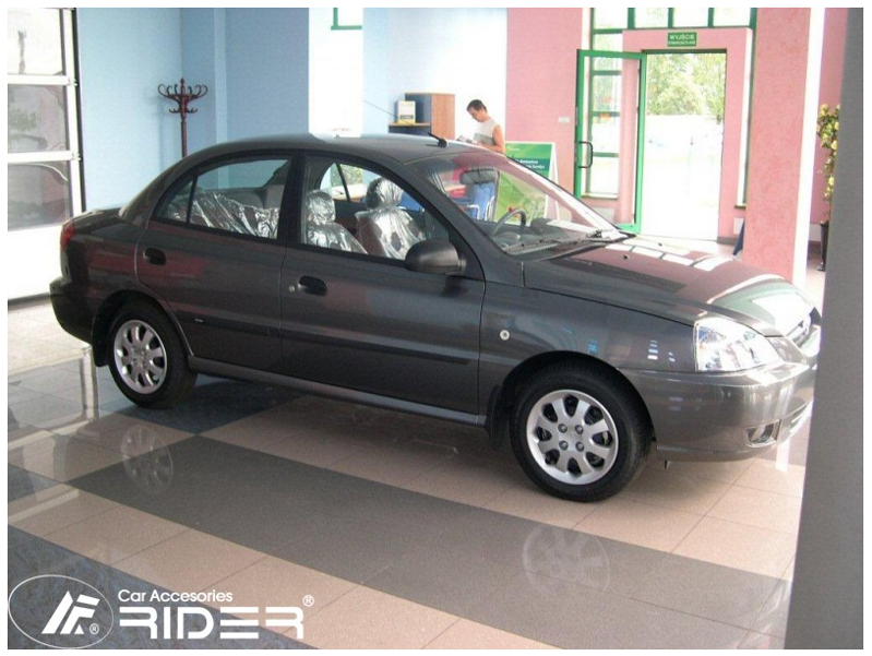 Ochranné lišty dverí Kia Rio 05-10R, MODEL F-14 Ochranné lišty dverí Kia Rio 05-10R, MODEL F-14