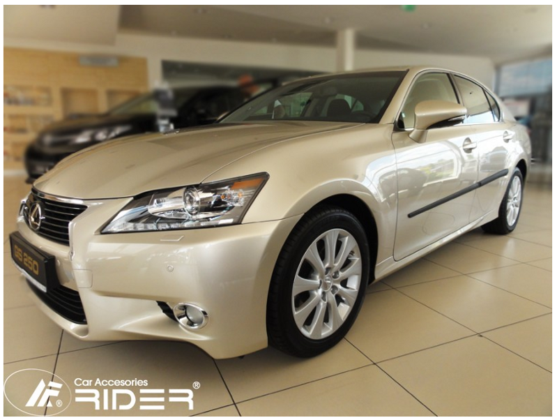 Ochranné lišty dverí Lexus GS 250 2012R a vyššie, MODEL F-16/20 Ochranné lišty dverí Lexus GS 250 2012R a vyššie, MODEL F-16/20