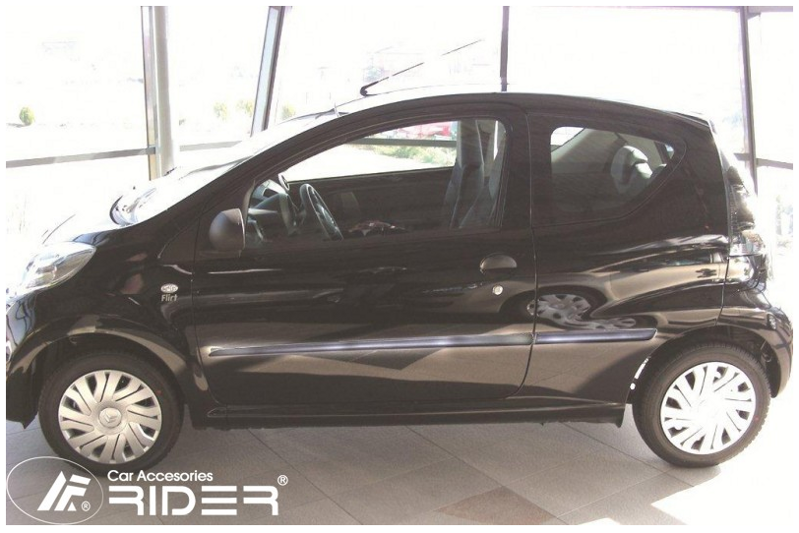 Ochranné lišty dverí Citroen C1 3D 05-11R htb MODEL F-18 Ochranné lišty dverí Citroen C1 3D 05-11R htb MODEL F-18