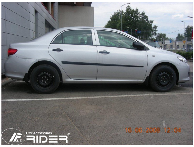 Ochranné lišty dverí Toyota Corolla sed 07R a vyššie, MODEL F-20 Ochranné lišty dverí Toyota Corolla sed 07R a vyššie, MODEL F-20