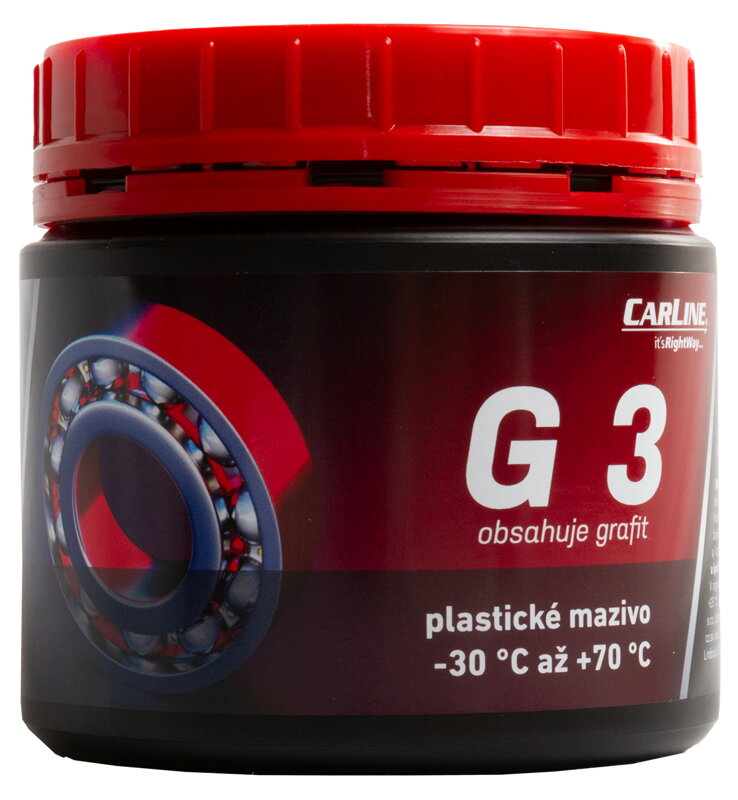 Plastické mazivo s grafitom (vazelína) GREASELINE GREASE G 3 350gr. Plastické mazivo s grafitom (vazelína) GREASELINE GREASE G 3 350gr.