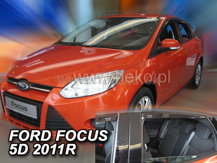 Deflektory FORD FOCUS MK3 sedan od 2011 do 2018 + zadné deflektory