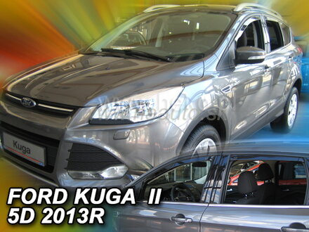 Deflektory Ford Kuga II 5D 2012R->(+zadné)