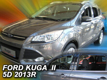 Deflektory FORD KUGA II od 2012 do 2019 + zadné deflektory