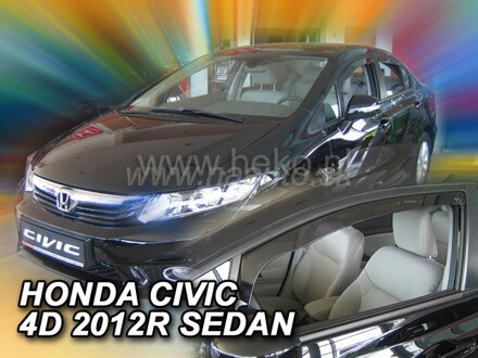 Deflektory HONDA CIVIC 4D 2012R  a vyššie SED