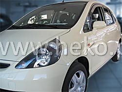 Deflektory HONDA JAZZ  5d  2001r. a vyššie (+zadné)