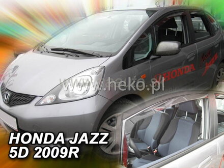 Deflektory HONDA JAZZ  5d  2009r. a vyššie