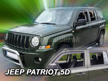 Deflektory JEEP PATRIOT 5D 2006R.->(+zadné)