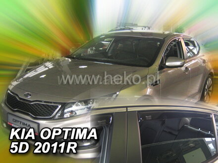 Deflektory KIA OPTIMA (TF)  5d  2011r. a vyššie (+zadné)