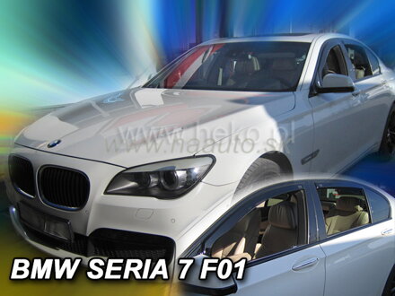 Deflektory BMW Seria 7 F01 4D 2008R.->(+zadné) Sedan