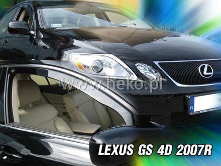 Deflektory LEXUS  GS 4D 2007R.  a vyššie