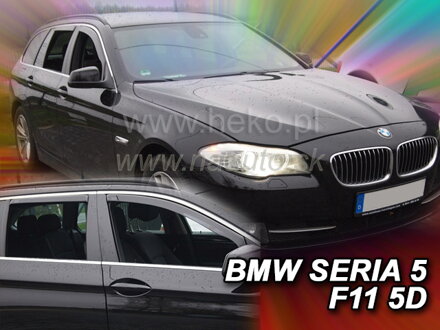 Deflektory BMW Seria5 F11 2010R->(+zadné) COMBI