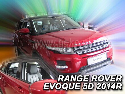 Deflektory Range Rover Evoque 5D 2011R-> (+zadné)