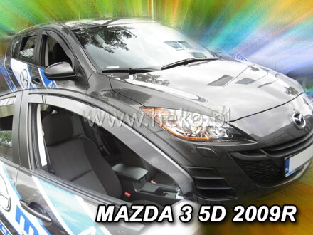 Deflektory MAZDA 3   4/5d 2008-2014R.