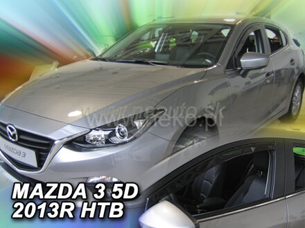 Deflektory MAZDA 3 III 5D 2013R->HTB