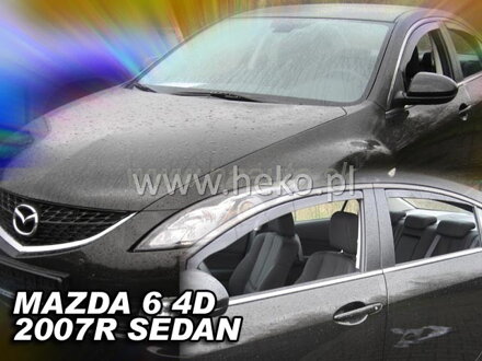 Deflektory MAZDA 6 (GH) 4/5d 08\2007-2013R