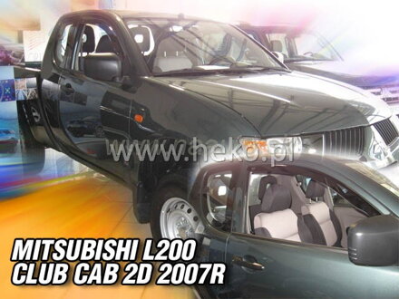 Deflektory MITSUBISHI L-200 2d (club cab) 2006 r.  a vyššie