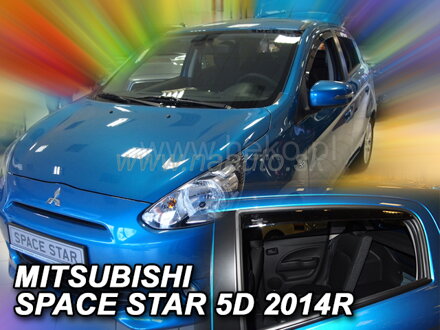Deflektory MITSUBISHI SPACE STAR 5D 2014R->(+zadné)