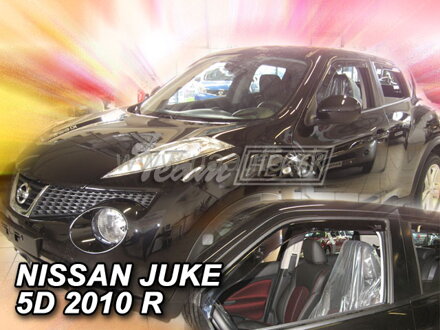 Deflektory NISSAN JUKE 5D 2010R. a vyššie