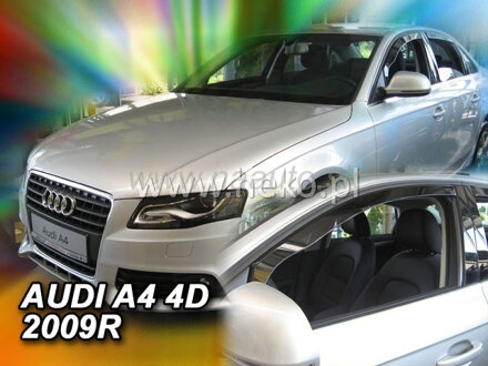 Deflektory AUDI A4  (B8) 4d 2009r.  a vyššie