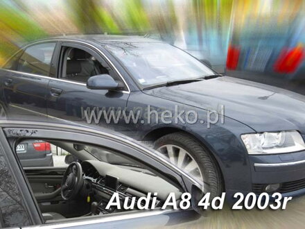 Deflektory AUDI A8  4d  2003-2009r.