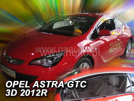 Deflektory OPEL ASTRA IV GTC 3D 2010R->