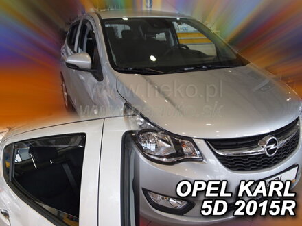 Deflektory OPEL KARL 5D 2015R->(+zadné)